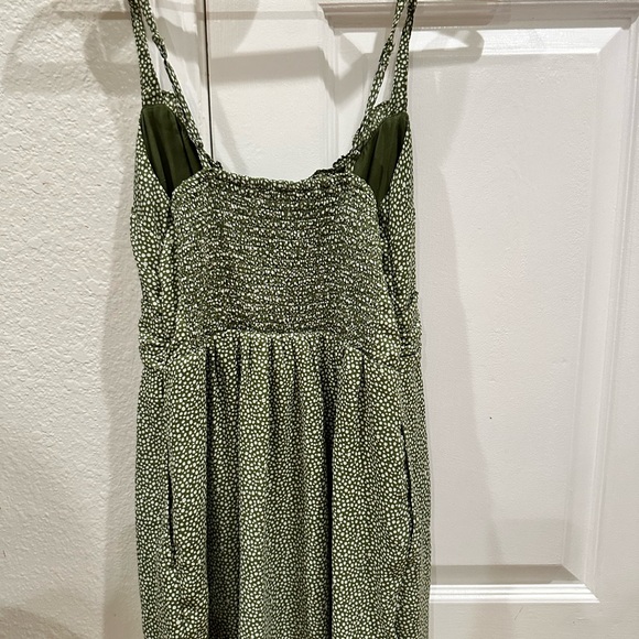A&F Olive Mini Petite Dress. Y2K, Spring, Babydoll, Festival, Easter, Summer - Picture 3 of 9